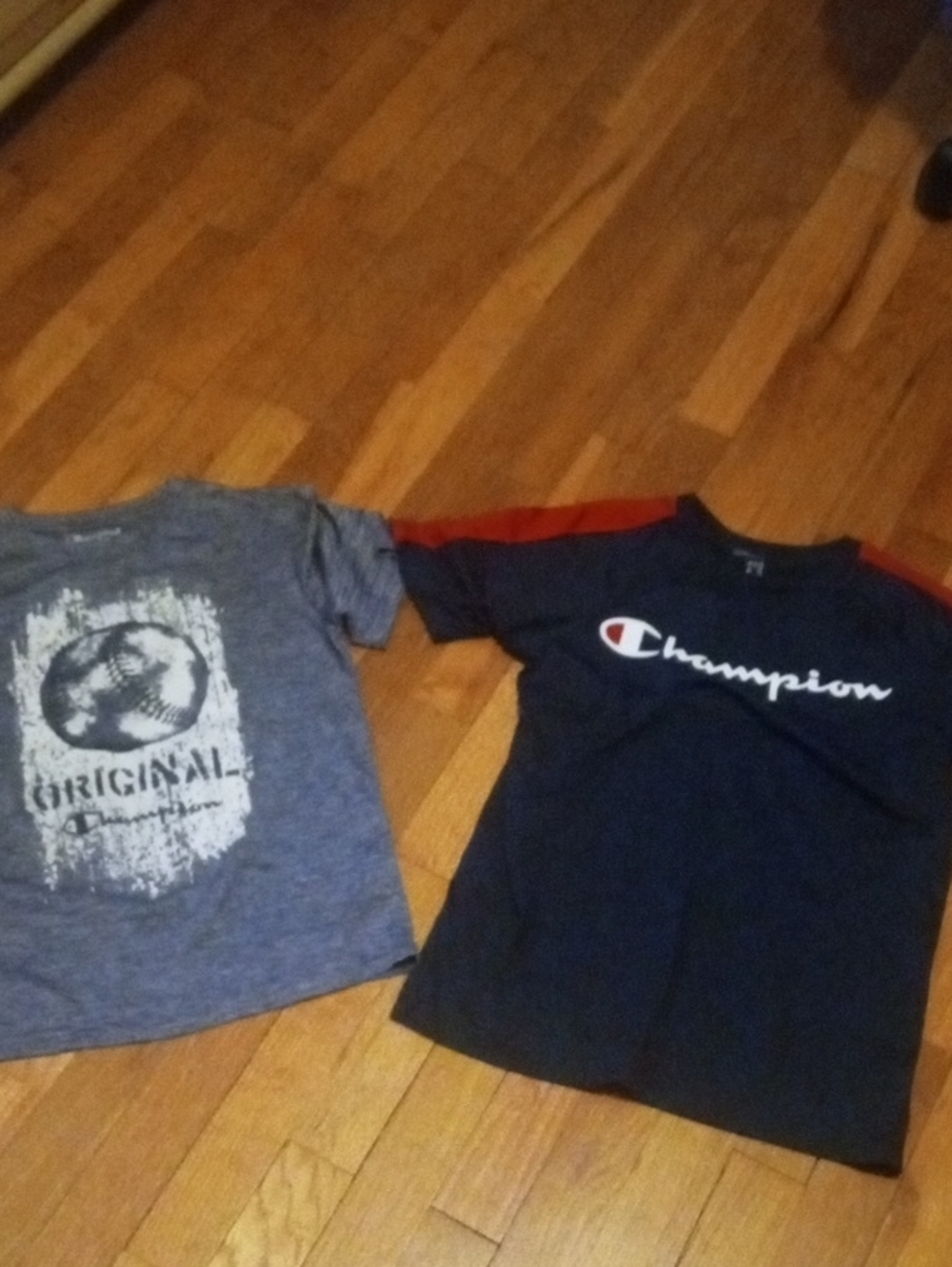 Champion Boys medium set of 2 tshirts